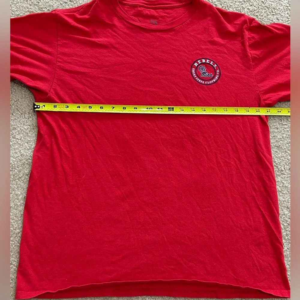 Great State Clothing Co. Men’s Large Ole Miss Rebels T-Shirt - Picture 6 of 7